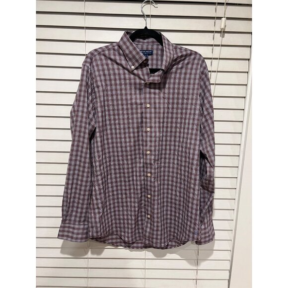 Peter Millar Crown Crafted Long Sleeve Button Up Shirt - Size - L‎